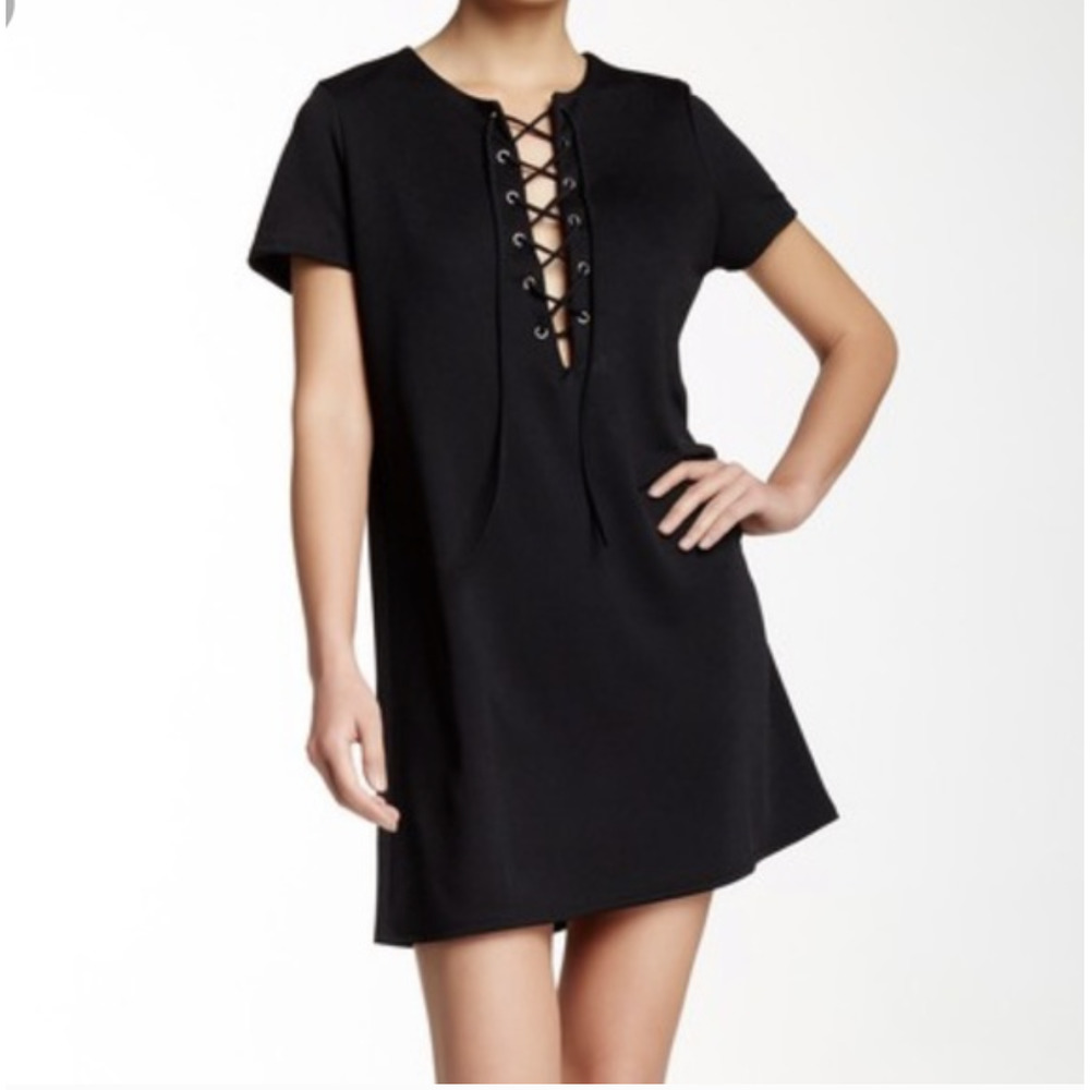 Romeo and Juliet Couture lace up shift dress xs